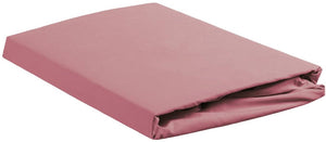 Ambiante katoen - hoeslaken - 80x200 - roze