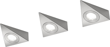 Trio ecco - wandlamp - nikkel mat - incl. 3x smd 3 w - snoerschakelaar - zwenkbaar - wandmontage - flex - connect