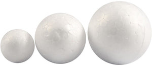 Creativ company styropor ballen wit, 12st.