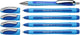 Schneider schrijfwaren schneider balpen - slider memo - penpunt xb 1,4mm - 4 stuks + 1x gratis - slider rave - s-150275