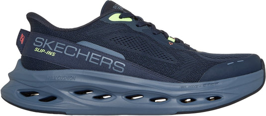 Skechers max cushioning glide-step heren sportschoenen - donkerblauw multi