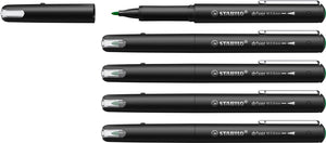 Stabilo dr!ver - premium fineliner - 0.8 mm - groen - doos 5 stuks