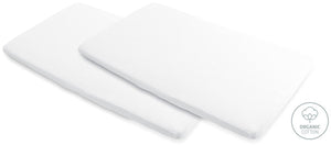 Maxi-cosi iris calao co-sleeper lakens - 2 stuks - wit