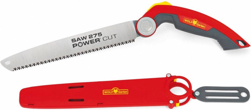 ギャラリービューアに画像をロードする, Wolf-garten handzaag power cut saw 275 - lengte mes 27.5 cm - japanse vertanding - vervangbaar zaagblad - beschermkoker met riemclip - ergonomische handgreep
