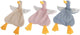 Mini club knuffeldoekje pluche eend - zacht baby speelgoed 40cm multi kleuren.