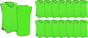 Avento trainingshesje - volwassenen - set van 15 - groen