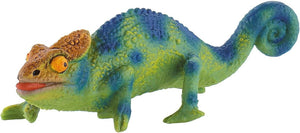 Bullyland 68498 – kameleon – ca. 10,6 x 3,4 x 5 cm – realistisch en handbeschilderd reptielenfiguur – ideaal voor educatief spel, jungleverhalen of decoratie voor kinderen vanaf 3 jaar
