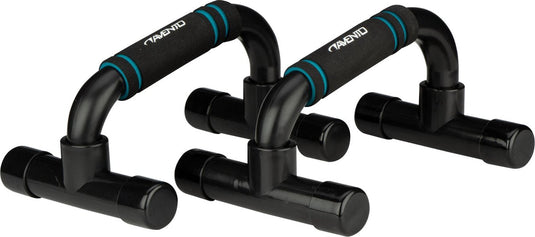 Avento push-up grips - zwart blauw