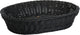 Westmark saleen broodmand ovaal zwart 32x23x7cm - kunststof design.