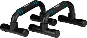 Avento push-up grips - zwart blauw