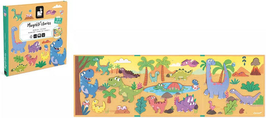 Janod - magneti stories - dinosaurus – educatieve magneetset