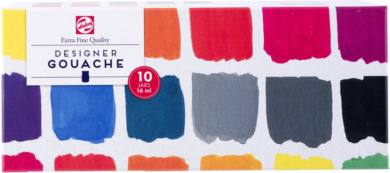 Afbeelding laden in galerijviewer, Talens gouache extra fijn set, 10x16ml flacons
