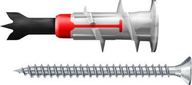 Fischer gipsplaatplug duoblade s met schroef