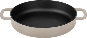 Combekk gietijzeren koekenpan ø 28cm - 100% gerecycled - pfas-vrij - geschikt voor o.a. inductie en bbq - sand