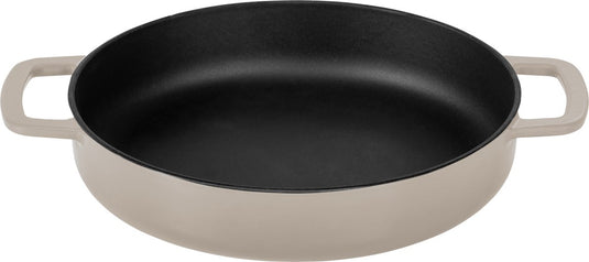 Combekk gietijzeren koekenpan ø 28cm - 100% gerecycled - pfas-vrij - geschikt voor o.a. inductie en bbq - sand