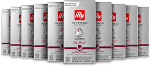 Illy lungo intenso koffiecups - intensiteit 7 9 - 10 x 10 capsules