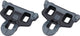 Bbb cycling spd sl schoenplaatjes - powerclip - met antislip rubberen pads - 0° speling - compatibel met shimano pedalen - racefiets schoenplaatjes - zwart - bpd-06f
