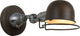 Lucide honore - wandlamp - 1xe14 - roest bruin