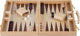 Backgammon 15 hout ingelegd