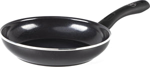 Greenchef diamond koekenpan 20cm - pfas-vrije antikleeflaag - koekenpan inductie - keramische koekenpan - ovenbestendig tot 160°c - koelgreep - zwart