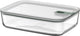 Mepal glazen vershouddoos easyclip - 2.25 l - glazen vershoudbakjes met schuifsluiting - geschikt voor magnetron. (stoom)oven. koelkast en vriezer - nordic sage
