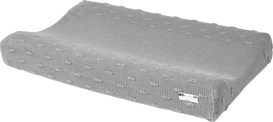 Meyco baby knots aankleedkussenhoes - grey - 50x70cm