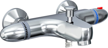 Schütte supra thermostatische badkraan - 150 mm hartafstand - chroom