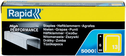 Rapid nr. 13 fijndraadnieten 6 mm - 5000 nietjes