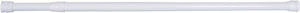 Differnz round douchestang - om vast te klemmen - aluminium veredeld - 75 x 125 cm - wit