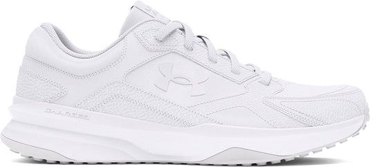 Under armour ua edge lthr-wht heren sportschoenen - wit - halo grijs