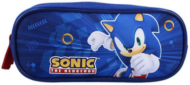 Vadobag sonic still unstoppable etui, 2-vaks - blauw