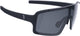 Bbb cycling chester narrow fietsbril heren en dames - sportbril voor smal gezicht - wielrenbril met grote lens - rubberen pootjes - mat zwart smoke - bsg-73