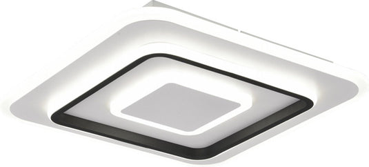 Rl live your light reality jora plafonniere - wit - dimbaar - lichtkleur instelbaar - afstandsbediening - 39x39cm - led 5400lm
