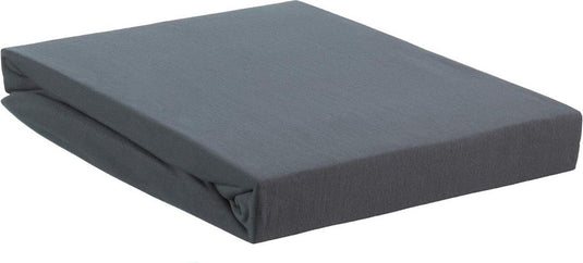 Beddinghouse - jersey-stretch - hoeslaken - 180x220 cm - koelgrijs - premium kwaliteit