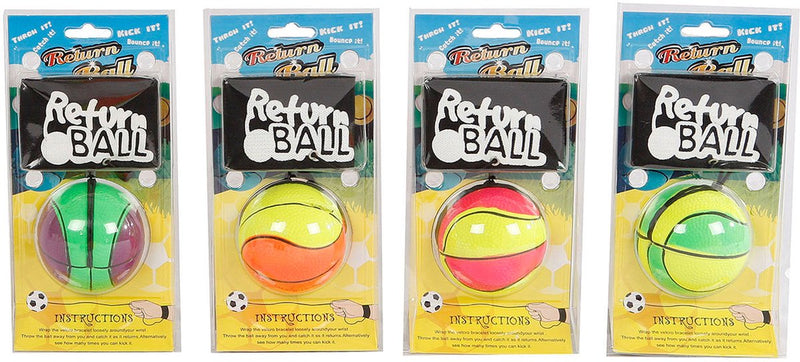 Afbeelding laden in galerijviewer, Deonlinedrogist.nl return ball - balletje met elastiek voor pols in neonkleuren - 63mm
