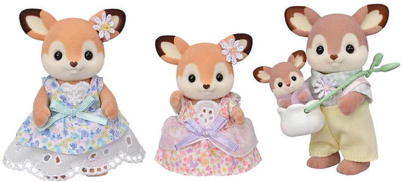 ギャラリービューアに画像をロードする, Sylvanian families 5799 familie hert- 4 fluweelzachte speelfiguren

