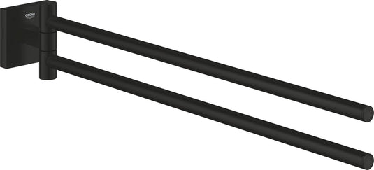 Grohe quickfix start cube handdoekhouder - 438 mm - draaibaar - matte black
