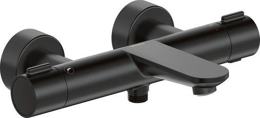 Duravit wave - thermostatische badkraan, mat zwart wa5220000046