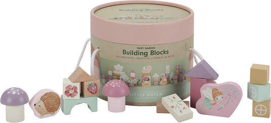 Little dutch fairy garden bouwblokken in ton fsc