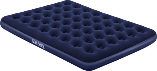 Bestway pavillo inflatable flocked airbed - luchtbed - queen size - 203x152x22 cm - 67003 - blauw