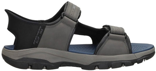 Skechers tresmen - reece heren sandalen - charcoal