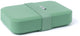 Amuse lunchbox large sage - brooddoos met elastiek - broodtrommel - in hoogte verstelbaar - bpa-vrij - groen - 900ml