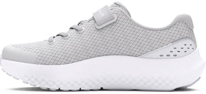 Under armour ua gps surge 4 ac-gry meisjes sportschoenen - halo grijs - wit - iridescent
