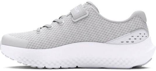 Under armour ua gps surge 4 ac-gry meisjes sportschoenen - halo grijs - wit - iridescent