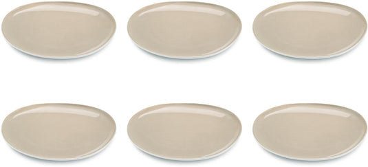 Medard de noblat - oslo linen - dinerbord 28 cm - 6 delig - stoneware