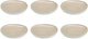 Medard de noblat - oslo linen - dinerbord 28 cm - 6 delig - stoneware