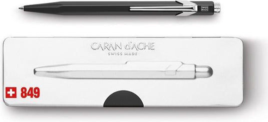Caran d'ache 849 popline balpen zwart
