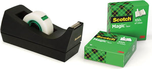 Scotch plakbandhouder c38 + 3 rollen magic 810 19mm x 33meter