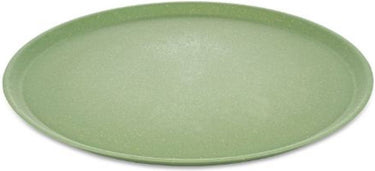 Koziol rond bord, 25.5 cm, set van 4, organic, blad groen - | connect plate