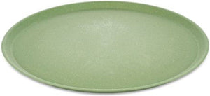 Koziol rond bord, 25.5 cm, set van 4, organic, blad groen - | connect plate